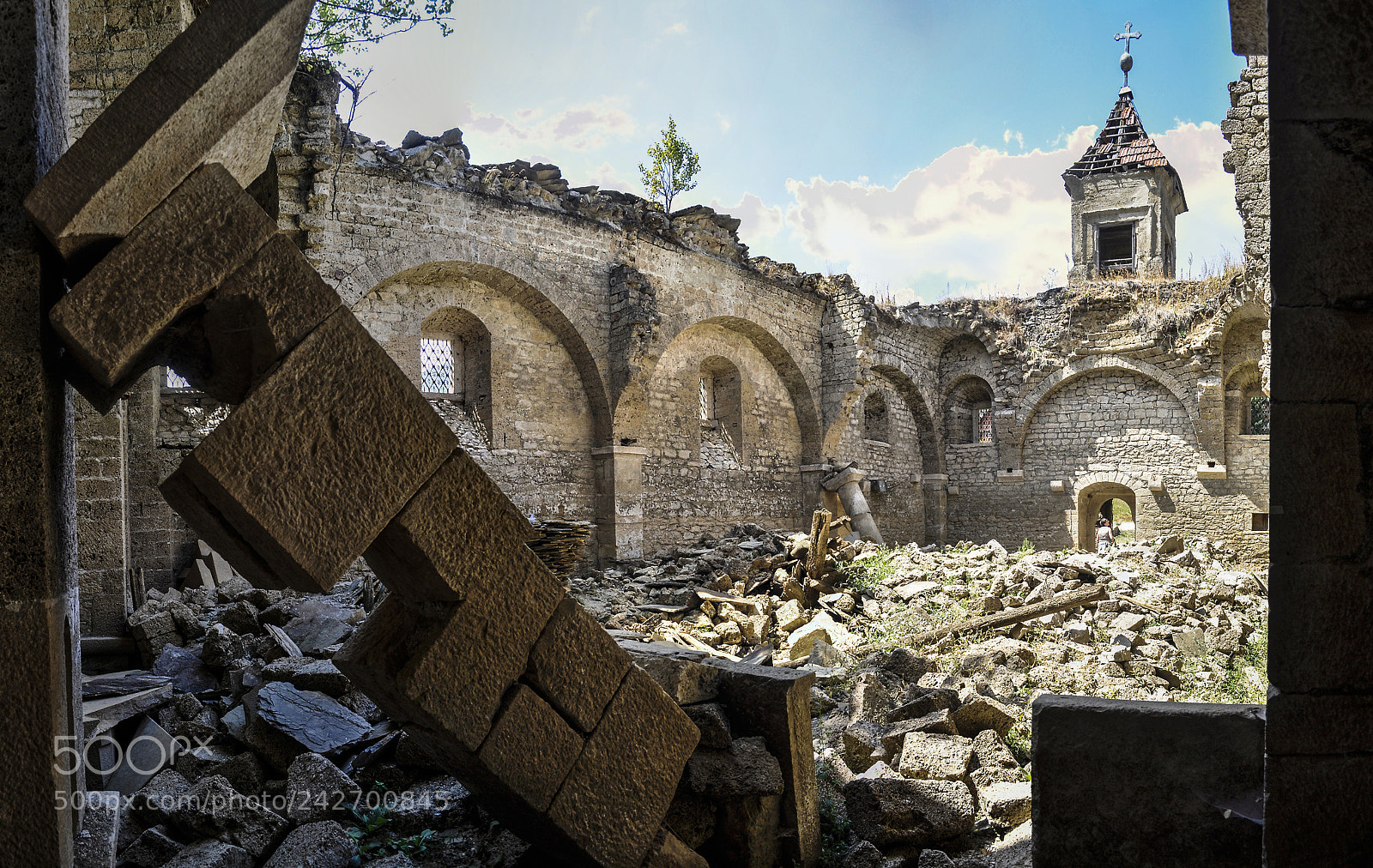 Nikon D5000 sample photo. Old church photography