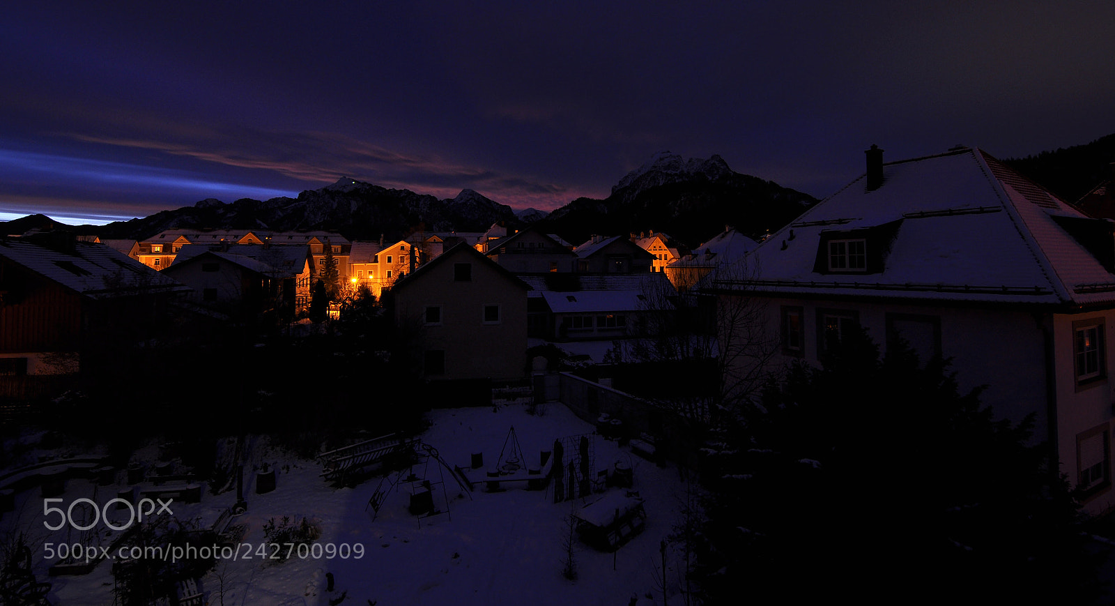 Nikon D90 sample photo. Sunrise at fussen photography