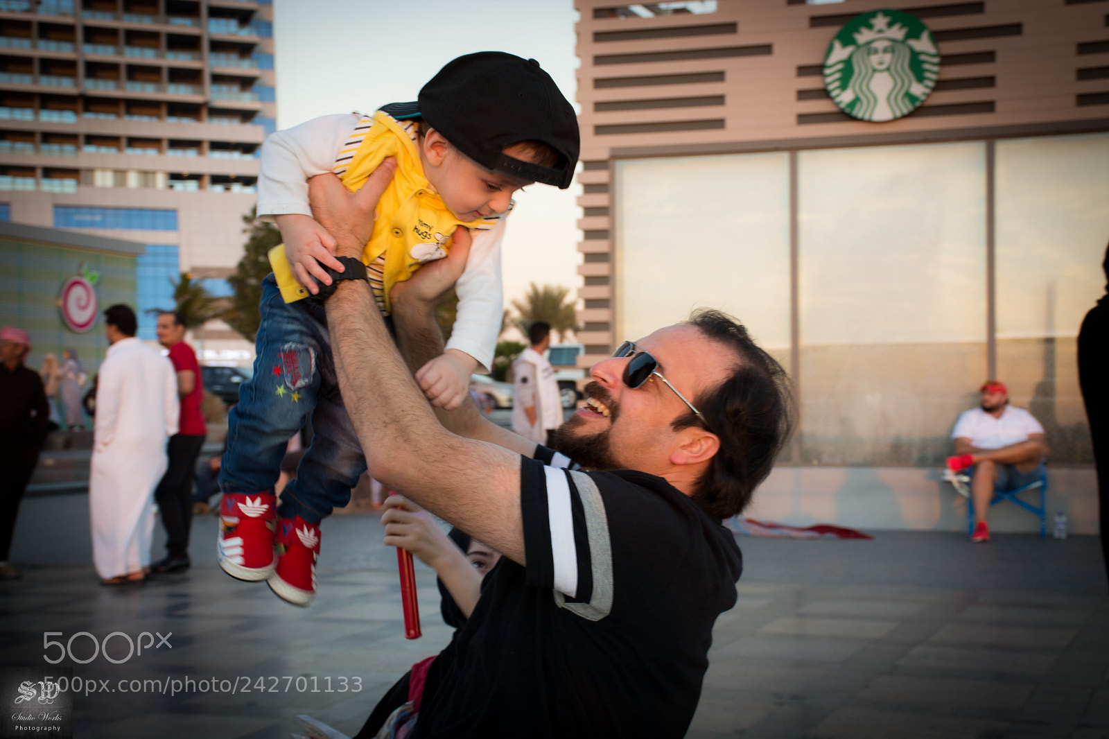 Nikon D7100 sample photo. Baby hamdan with father photography