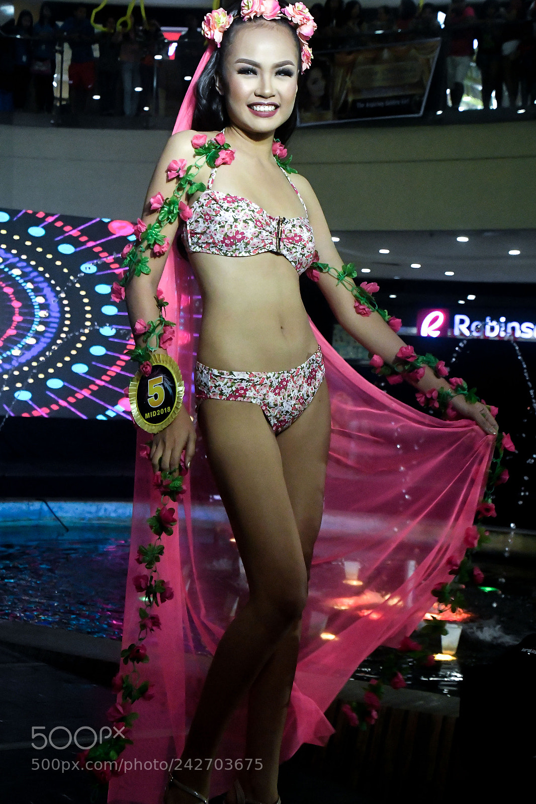 Nikon D7500 sample photo. Floral bikini photography
