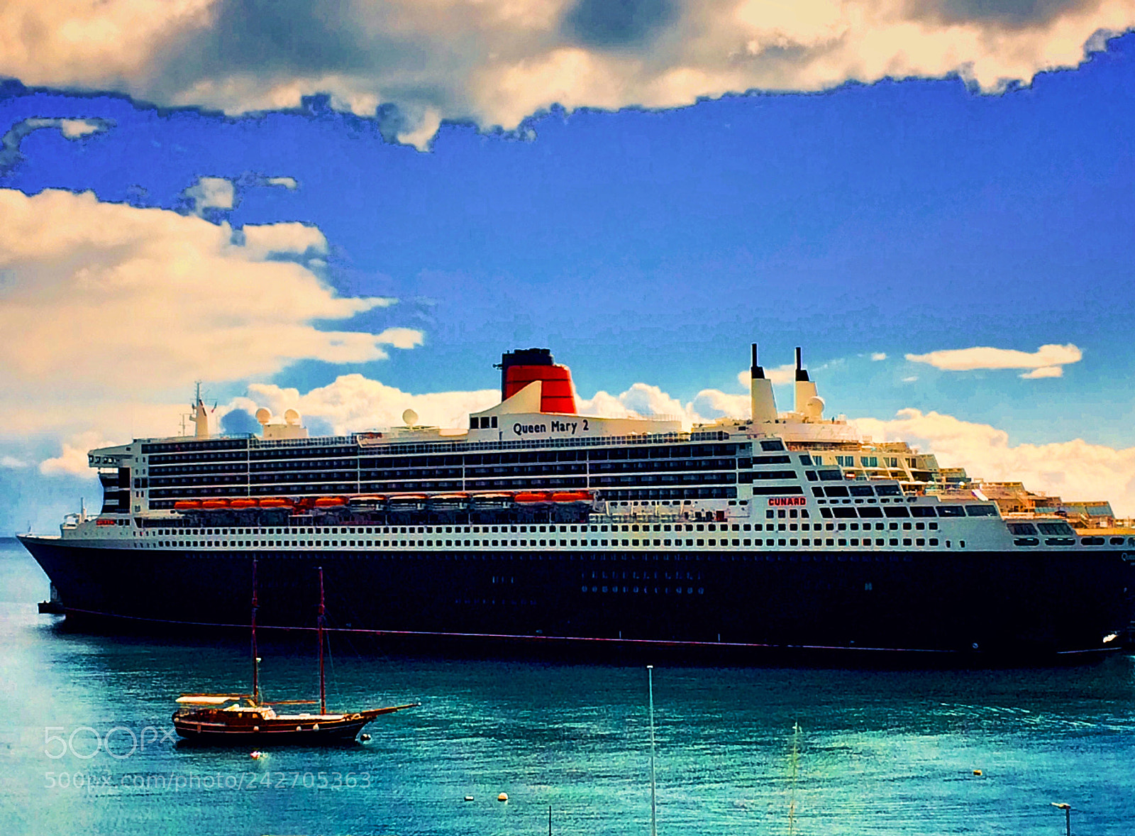 Apple iPhone 5s sample photo. Queen mary 2 photography
