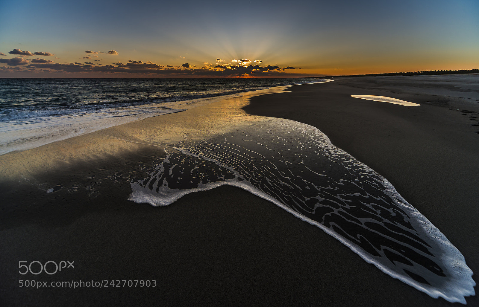 Nikon D800 sample photo. Sunset beach photography
