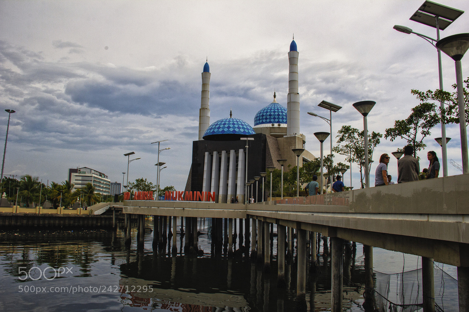 Canon EOS 60D sample photo. Mosque at losari , makassar photography