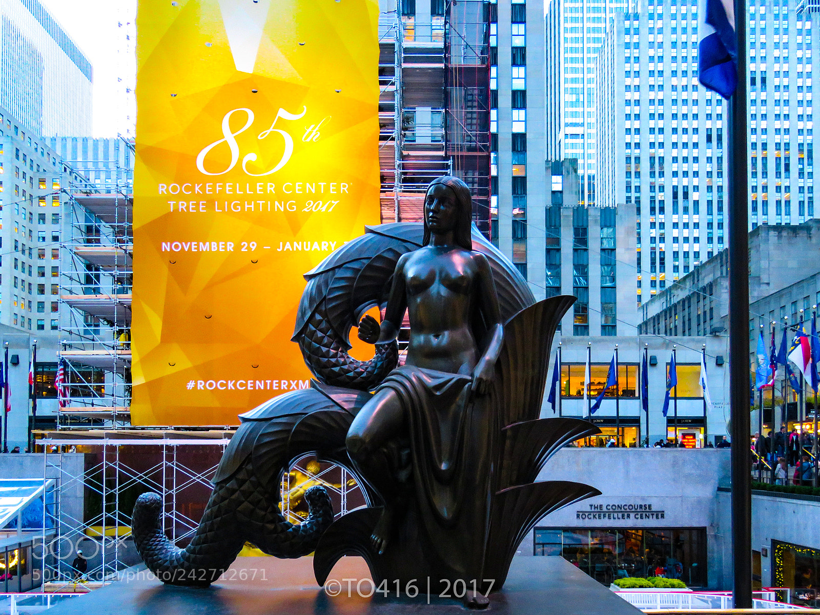 Canon PowerShot SX60 HS sample photo. Rockefeller center photography