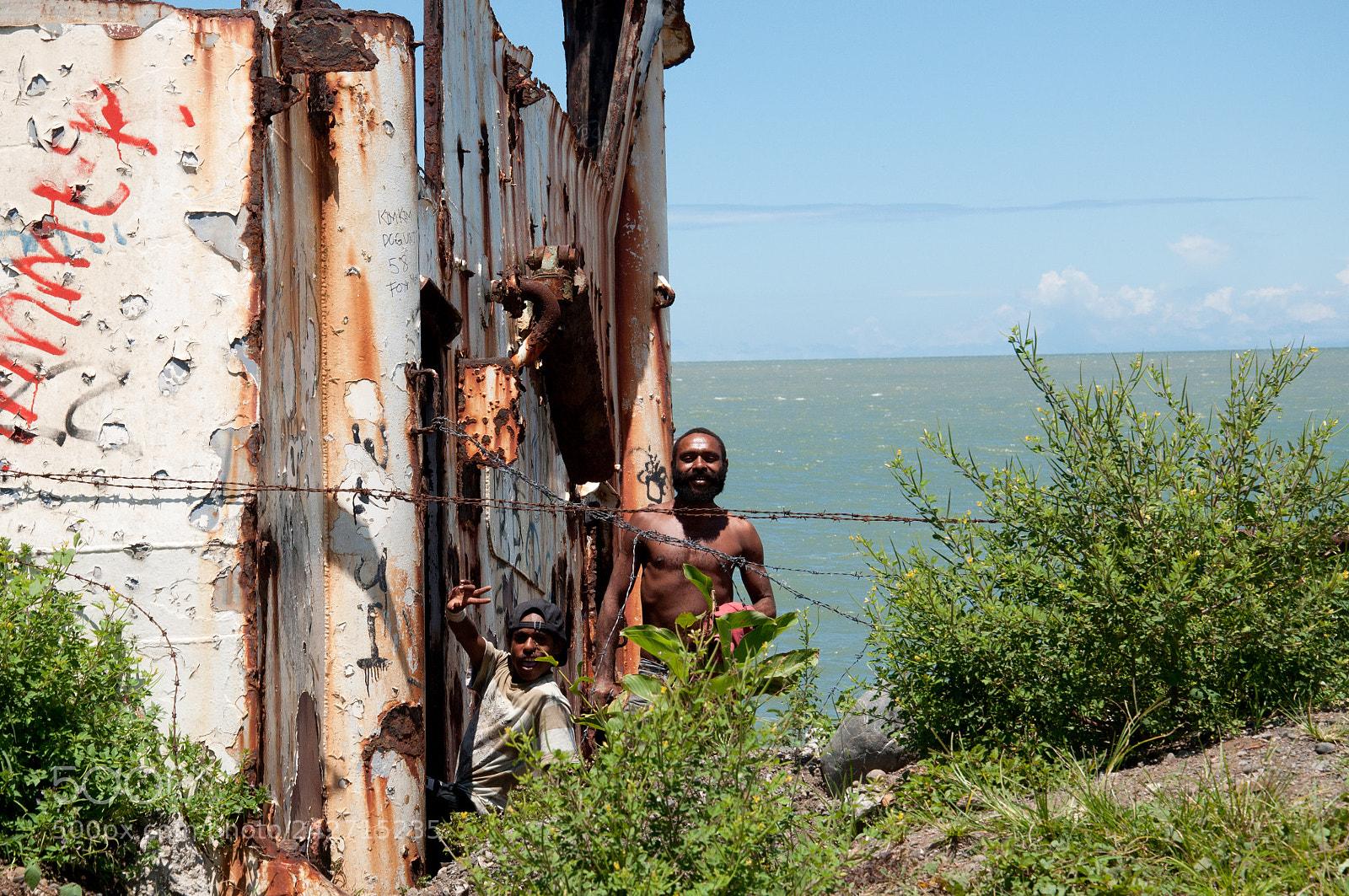 Nikon D5000 sample photo. Ship crew photography