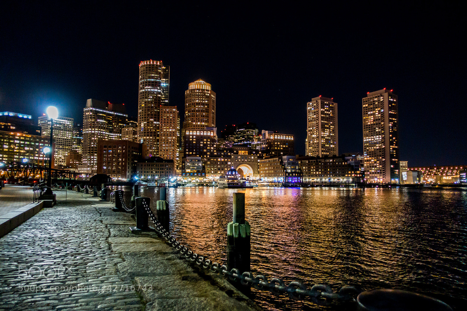 Sony Cyber-shot DSC-RX100 III sample photo. Night shot of boston photography