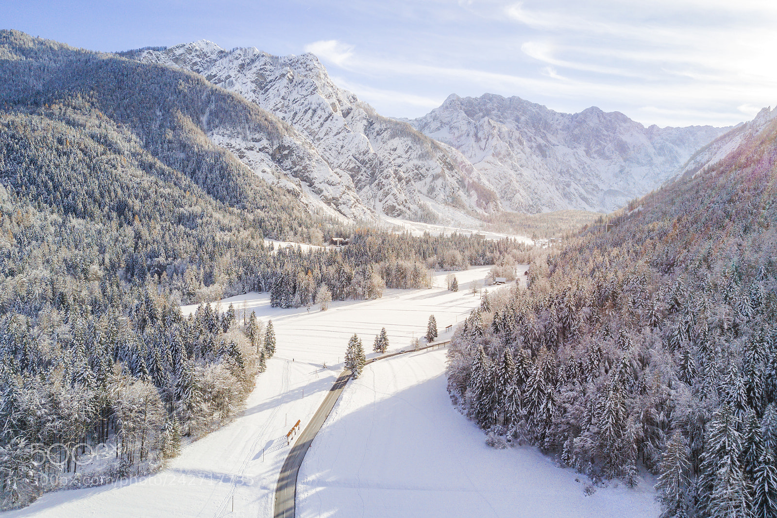 DJI FC220 sample photo. Road to heaven photography