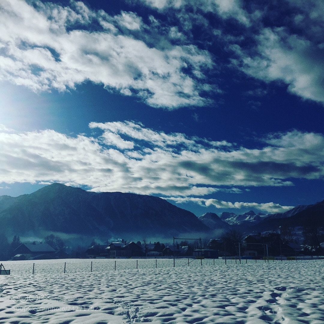 Apple iPhone 6 sample photo. Snow in the alps photography