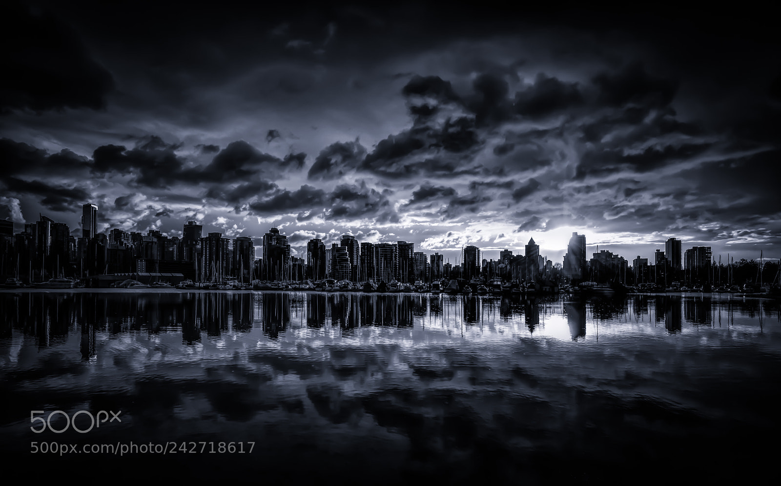 Nikon D800 sample photo. The dark city photography