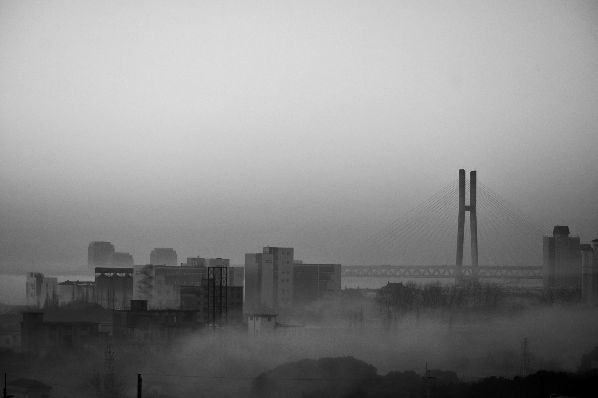 Nikon D7200 sample photo. Winter mist photography