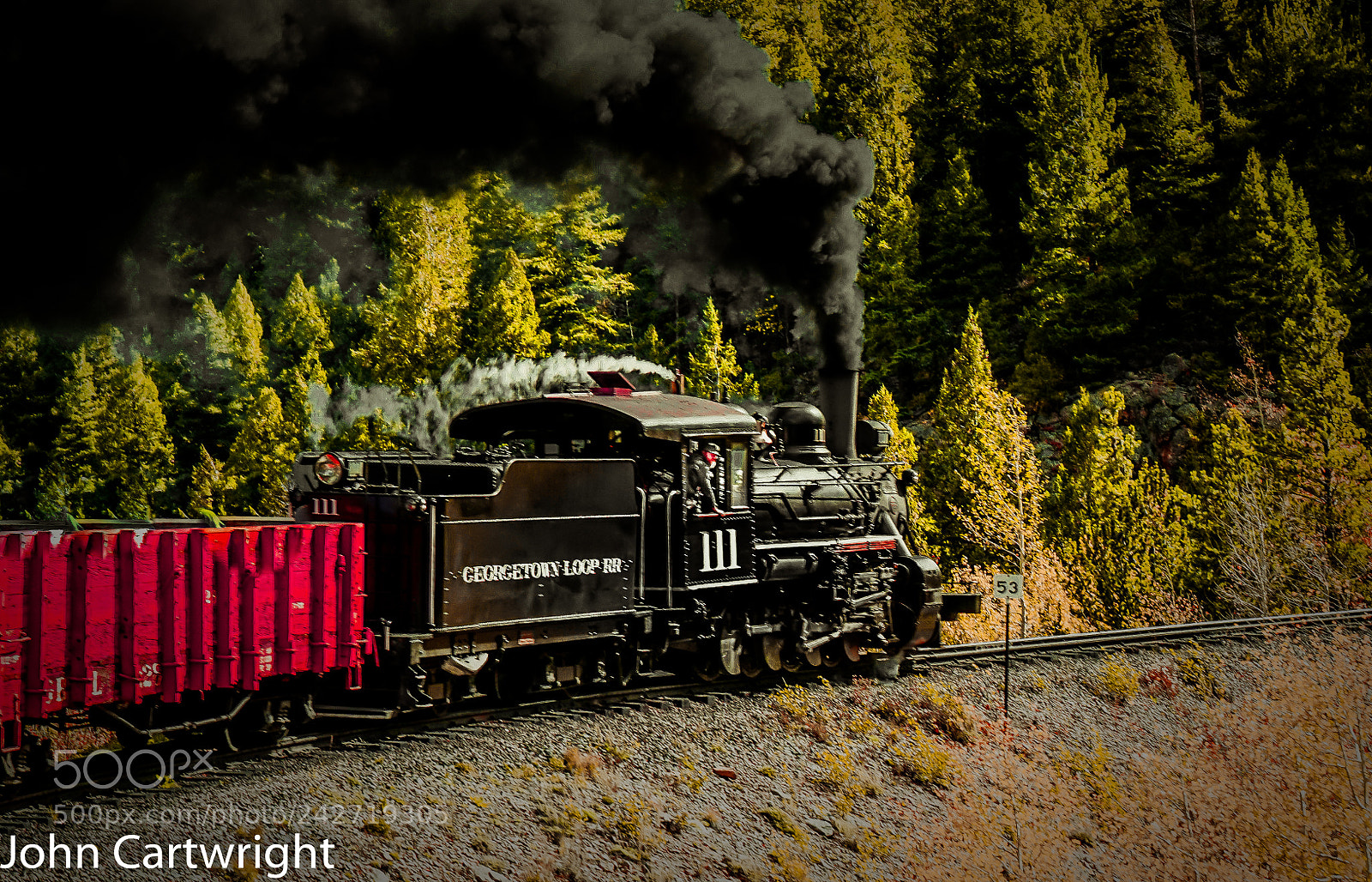 Sony a7 sample photo. Georgetown loop photography