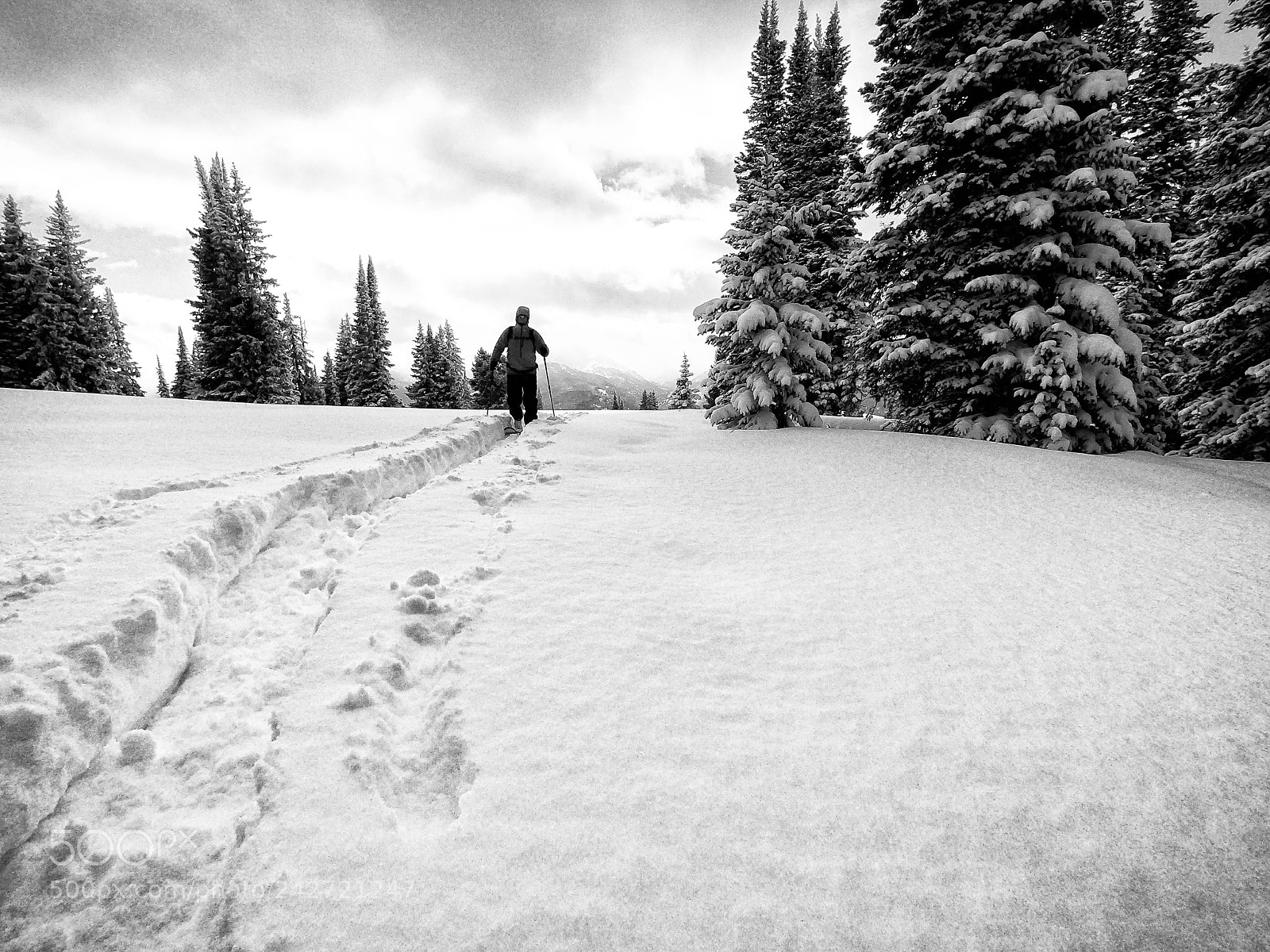 GoPro Hero5 Black sample photo. Ski touring in the photography