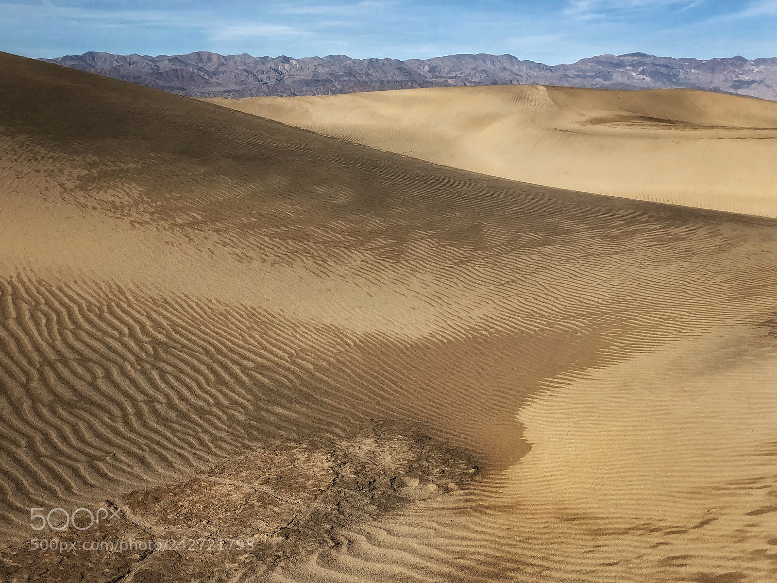 Apple iPhone X sample photo. Golden dunes, death valley photography
