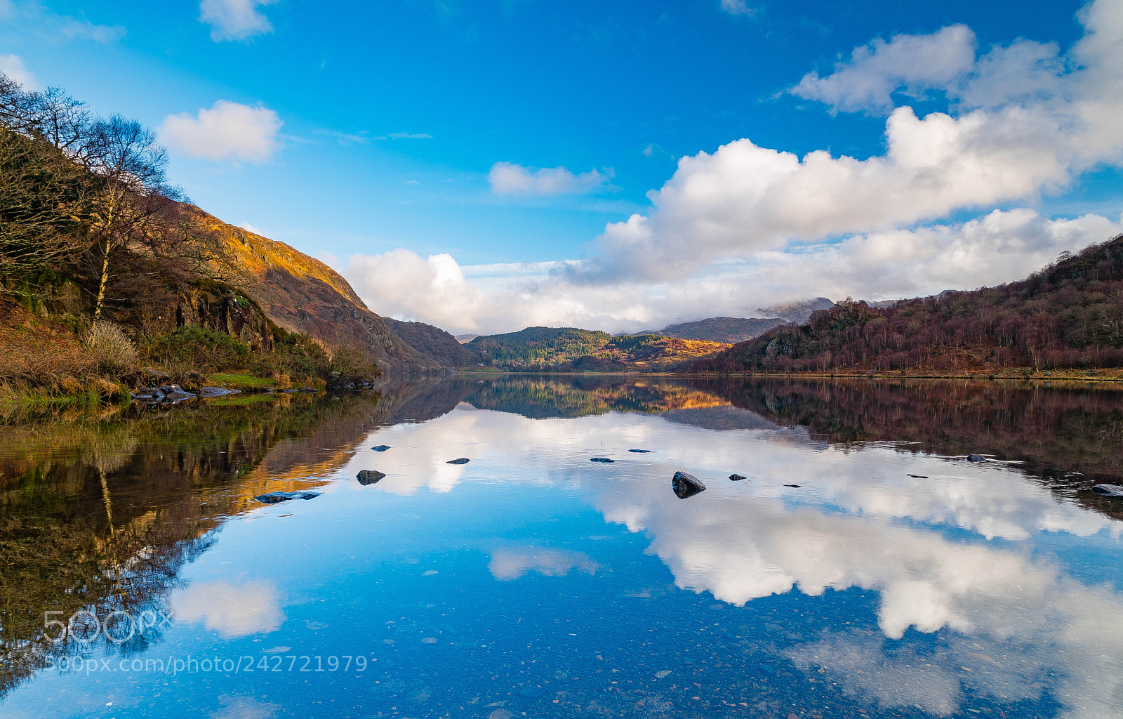 Nikon D750 sample photo. Llyn dinas reflection photography