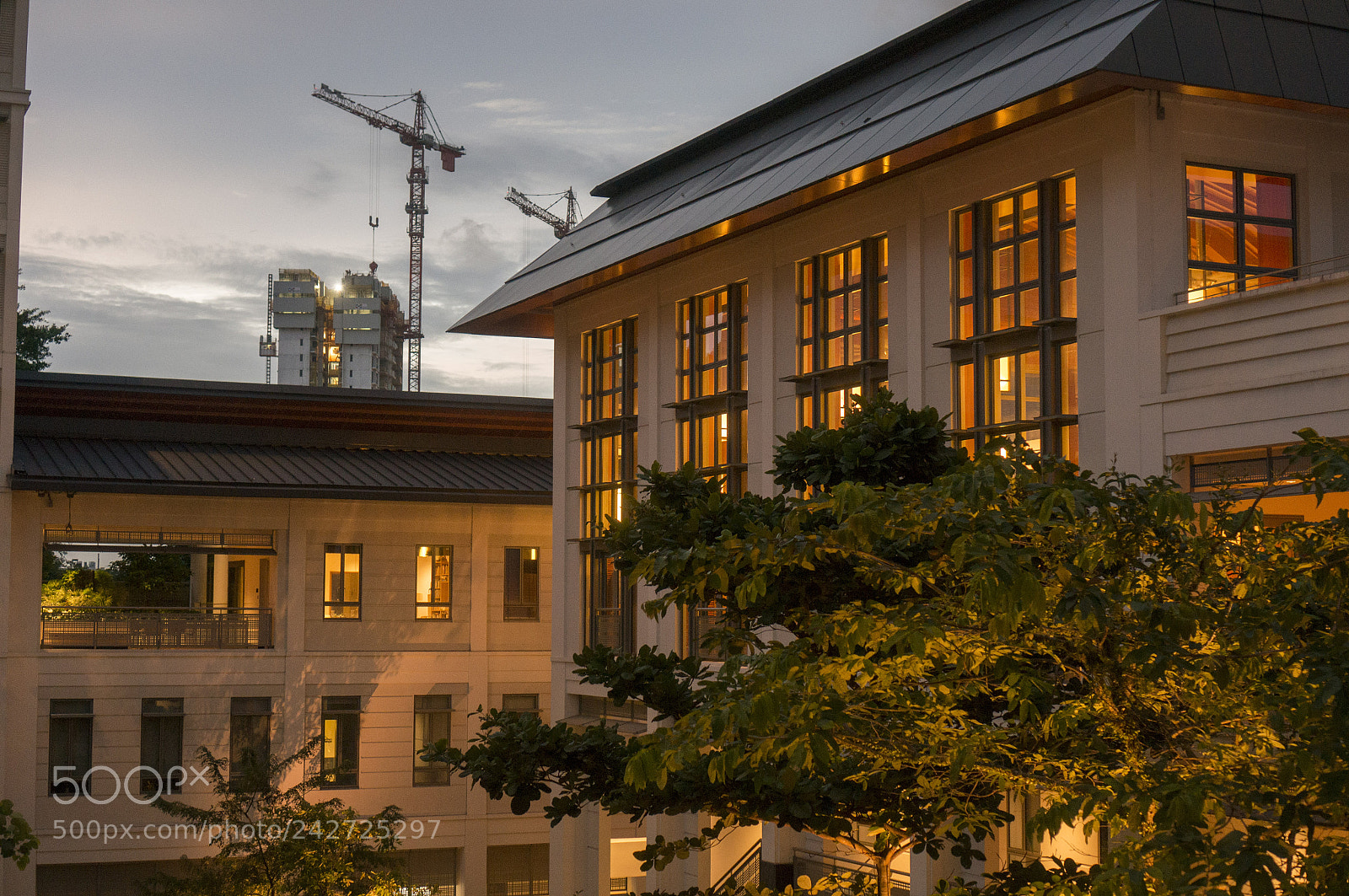 Sony Alpha NEX-6 sample photo. Saga dining hall evening photography