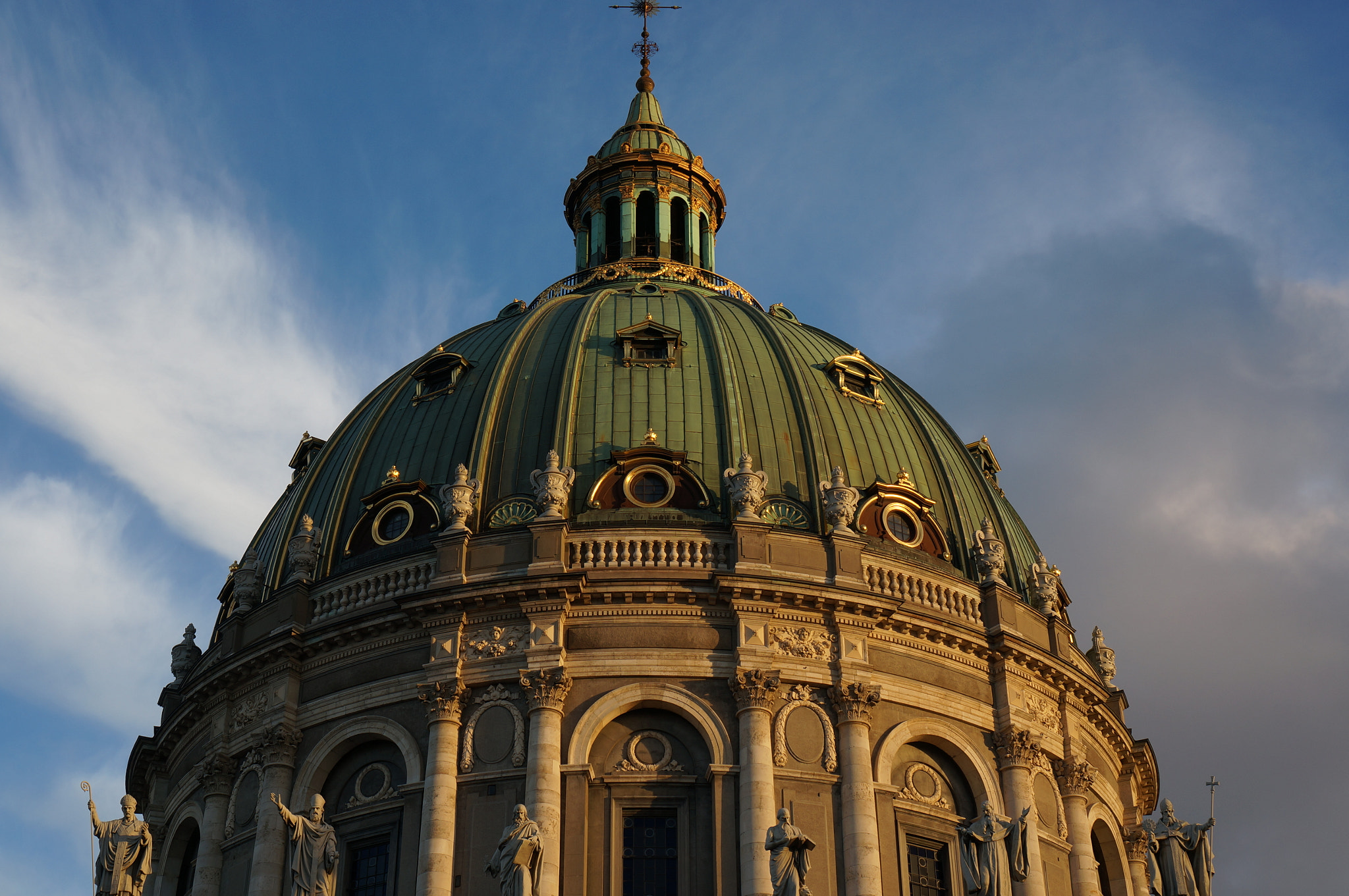 Sony Alpha NEX-6 sample photo. Frederiks kirke at the golden hour photography