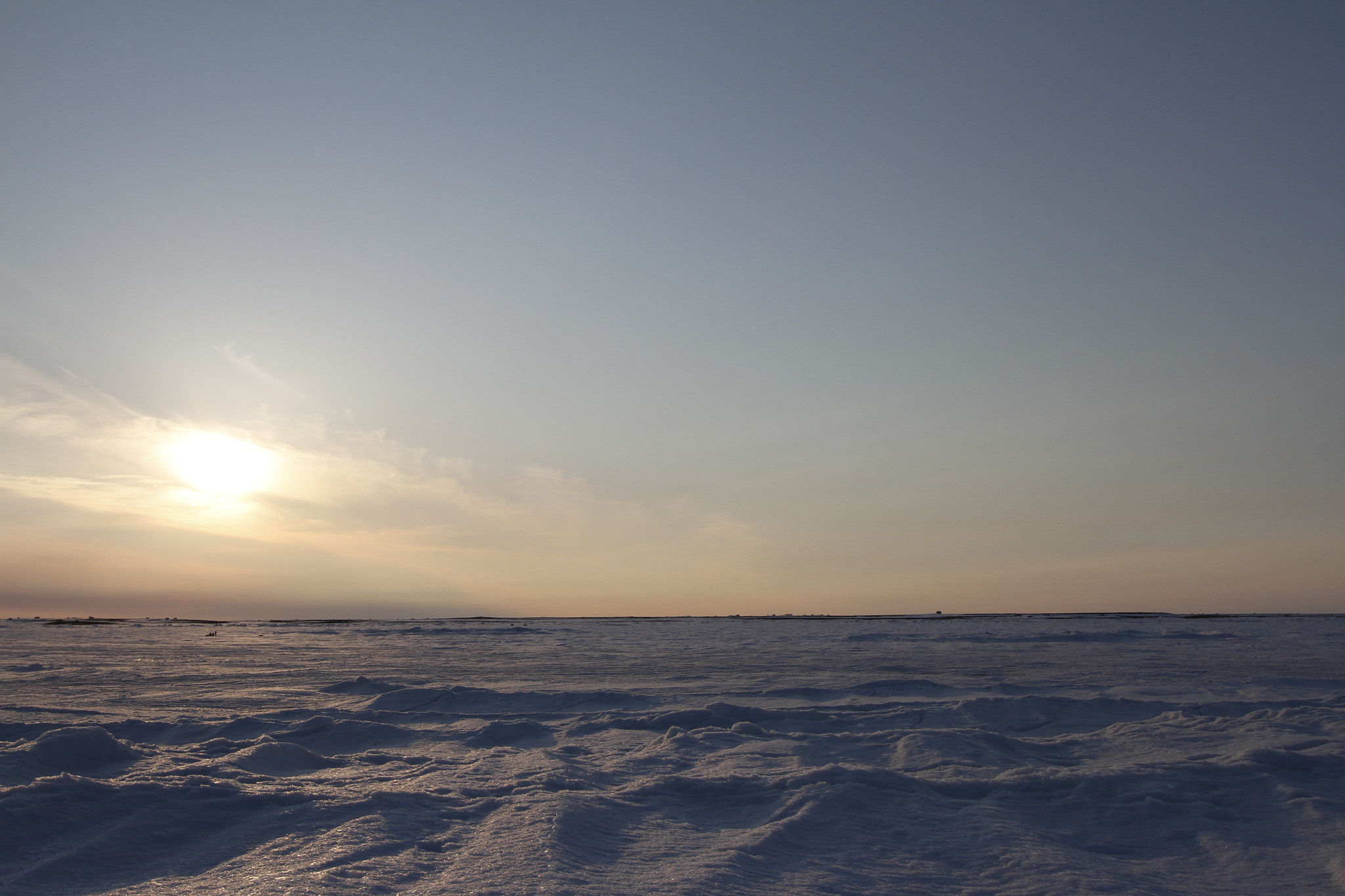 Canon EF-S 10-22mm F3.5-4.5 USM sample photo. Sunset over an arctic landscape, near arviat, nunavut photography