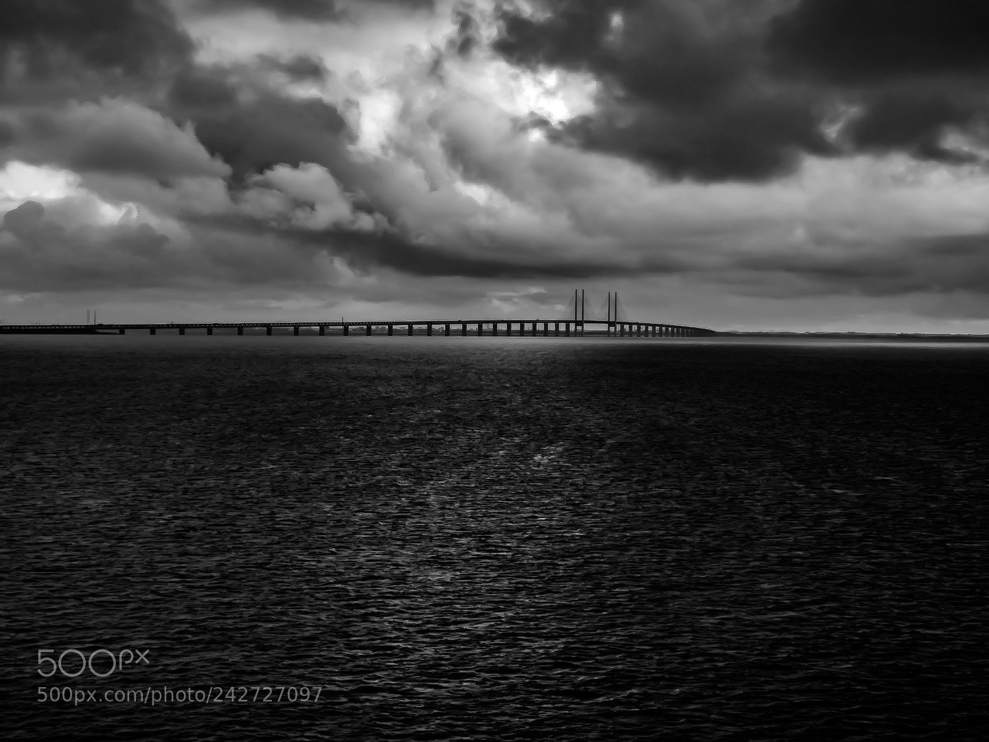 Nikon Coolpix P900 sample photo. Øresund bridge sweden photography