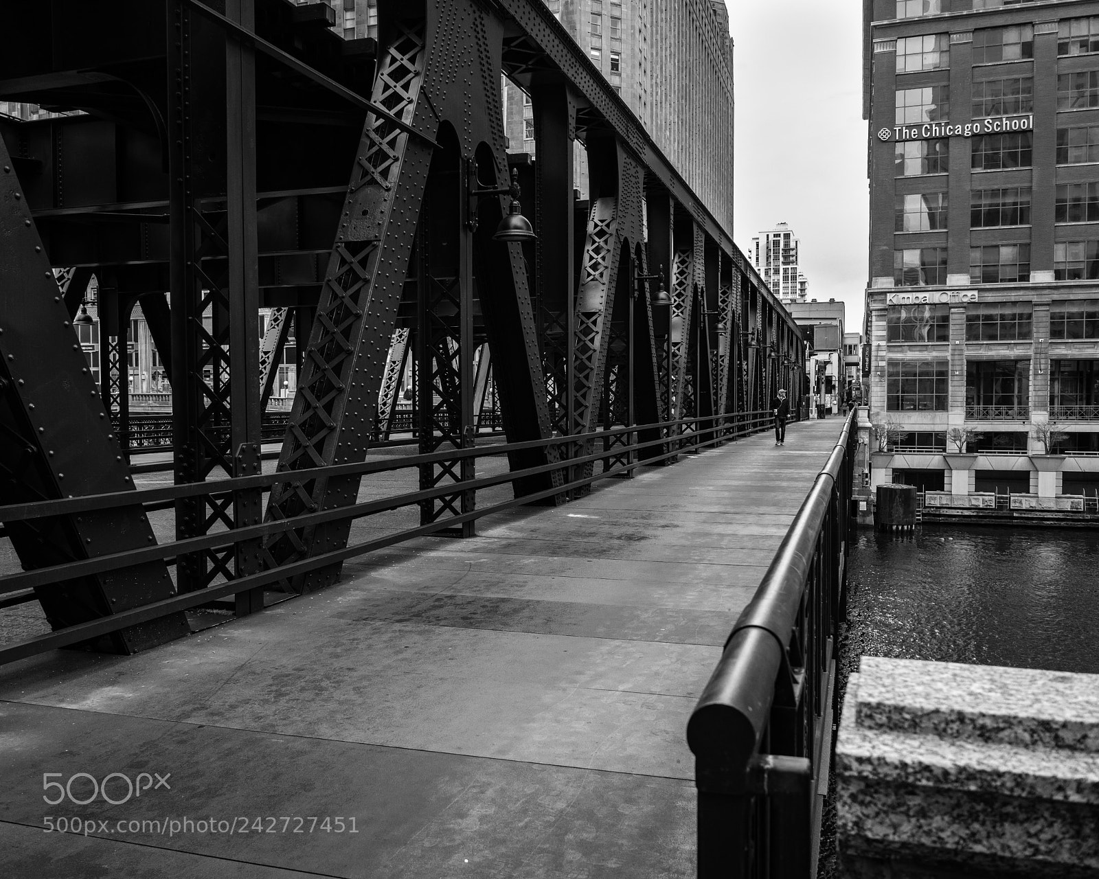 Sony a7R sample photo. Wells street bridge photography
