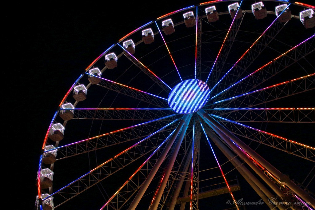 Canon EOS 70D sample photo. Ferris wheel photography