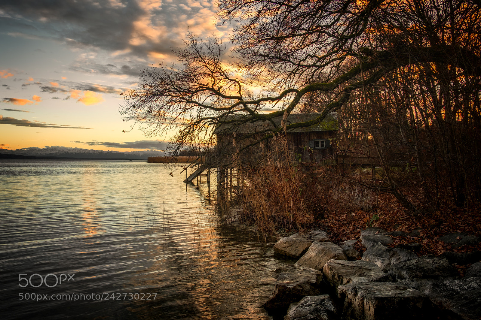 Fujifilm X-T20 sample photo. Hütte am see photography
