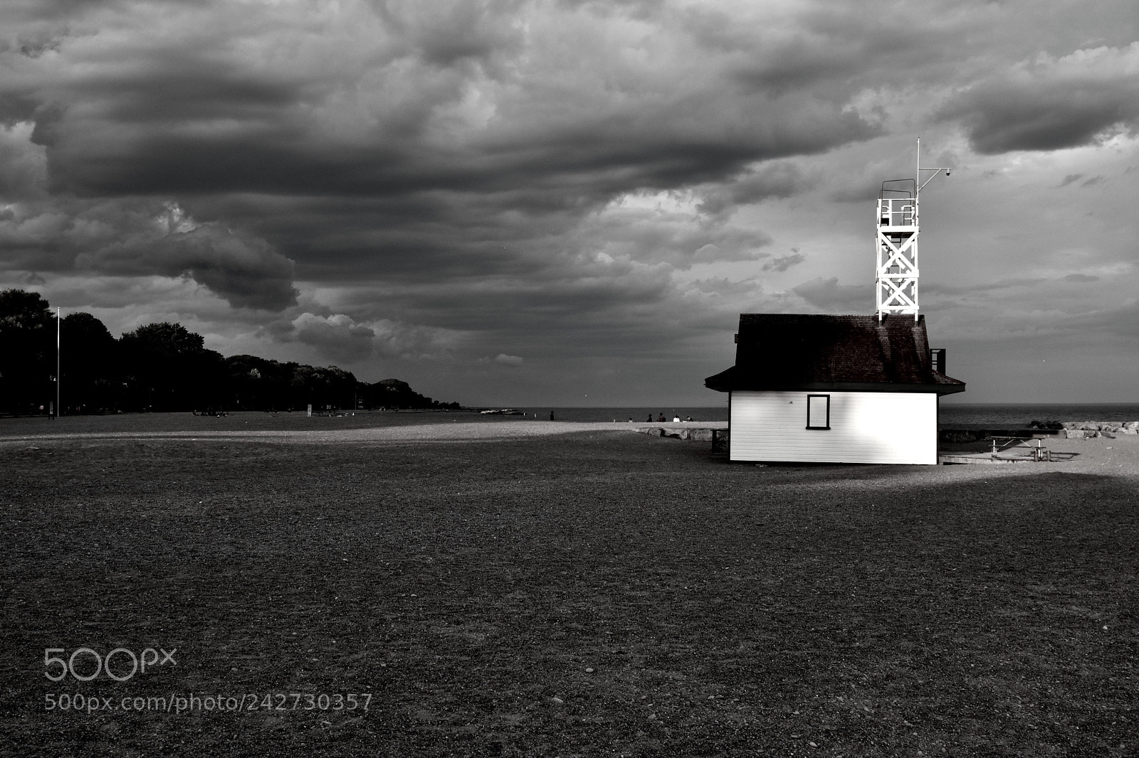 Nikon D5500 sample photo. Life guard station photography