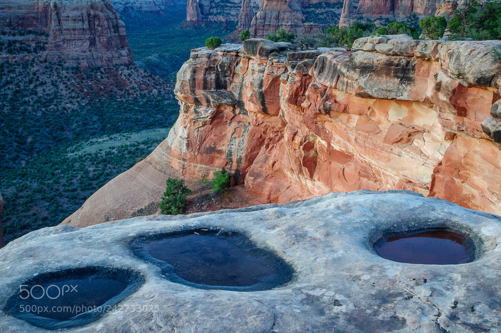 Nikon D90 sample photo. Desert potholes photography
