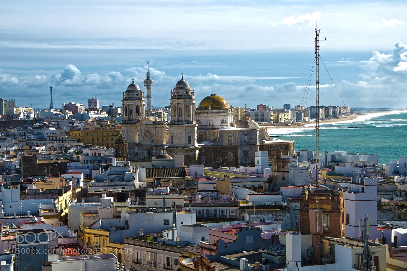 Nikon D5100 sample photo. Cadiz from torre tavira photography