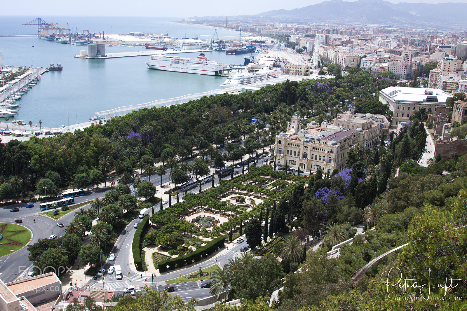 Canon EOS 50D sample photo. Malaga harbor photography