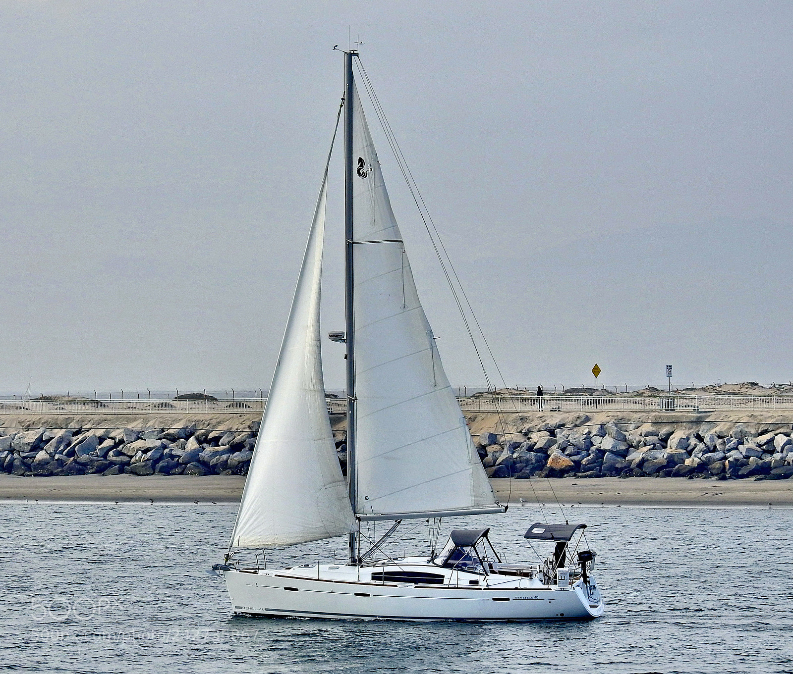 Nikon Coolpix P900 sample photo. Sailboat entering the pacific photography