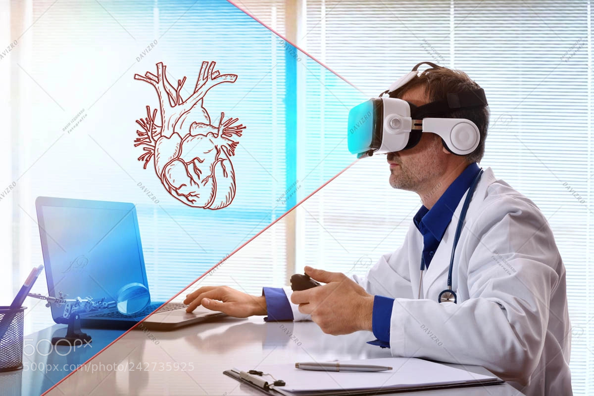 Nikon D810 sample photo. Doctor examining 3d content photography