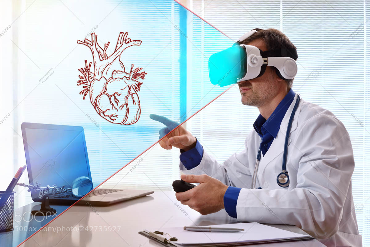 Nikon D810 sample photo. Doctor examining 3d content photography