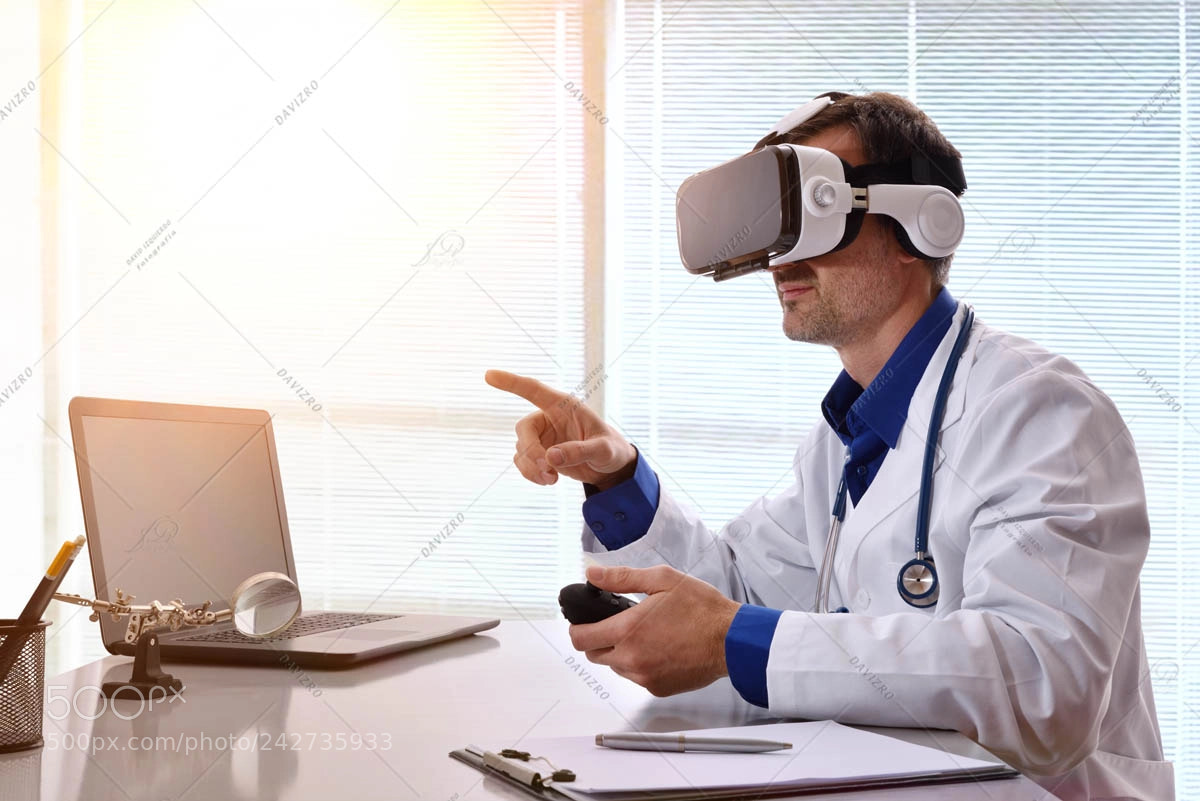 Nikon D810 sample photo. Doctor interacting with content photography