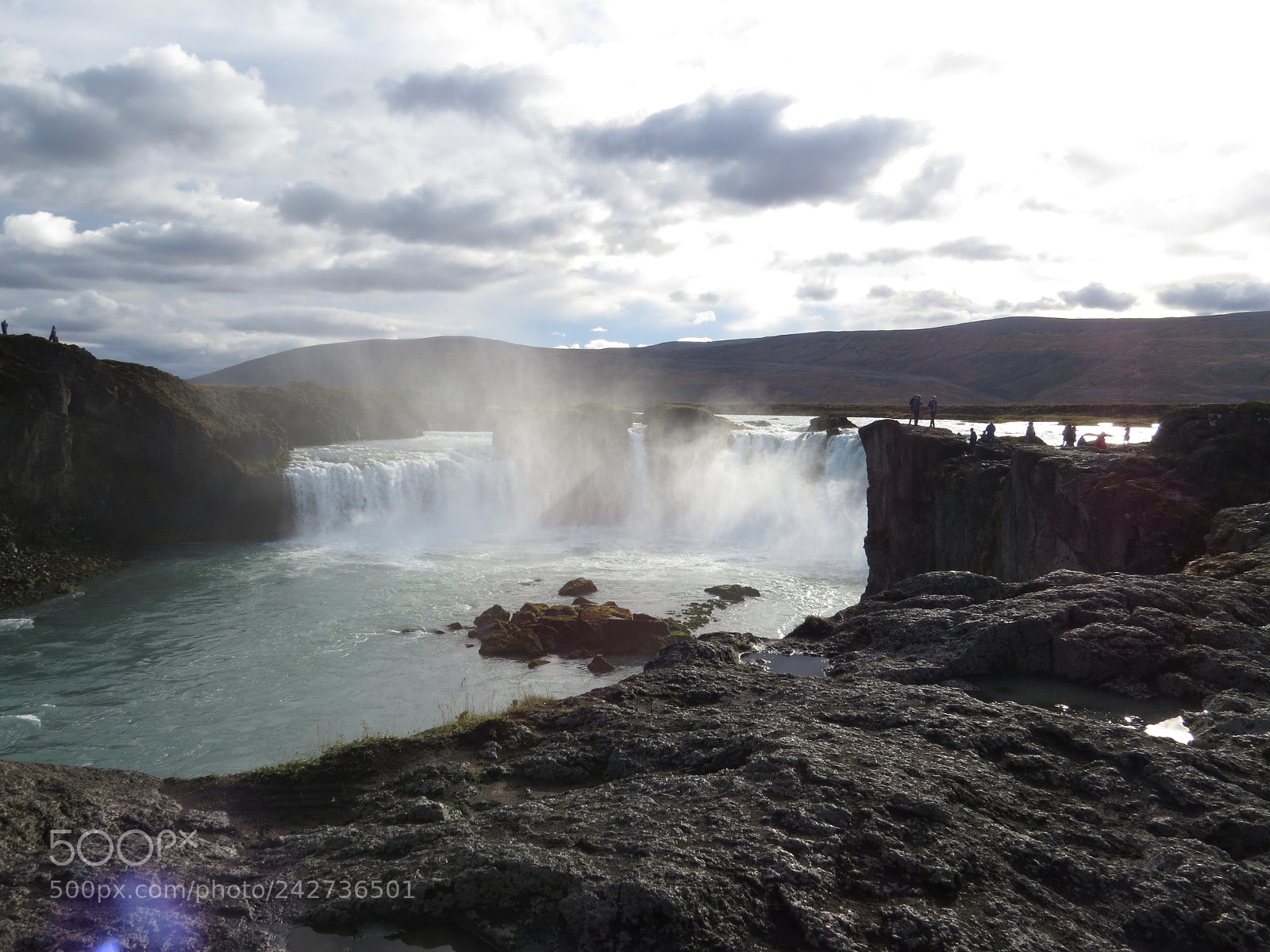Canon PowerShot SX50 HS sample photo. Waterfall goðafoss photography