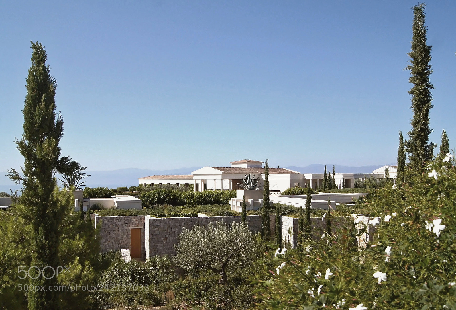 Sony Alpha DSLR-A580 sample photo. Amanzoe hotel photography