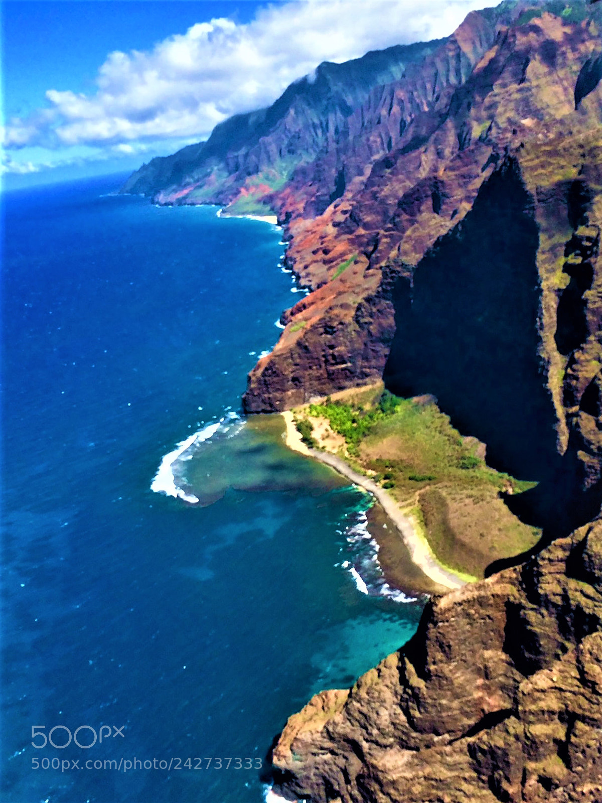 Apple iPhone 5s sample photo. Na pali coast photography
