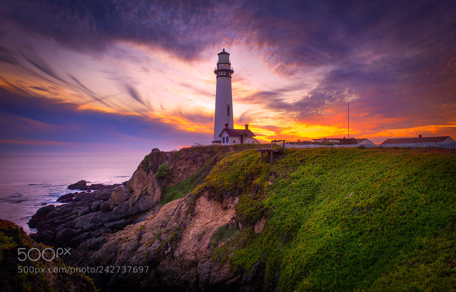 Nikon D810 sample photo. Lighthouse at sunset photography