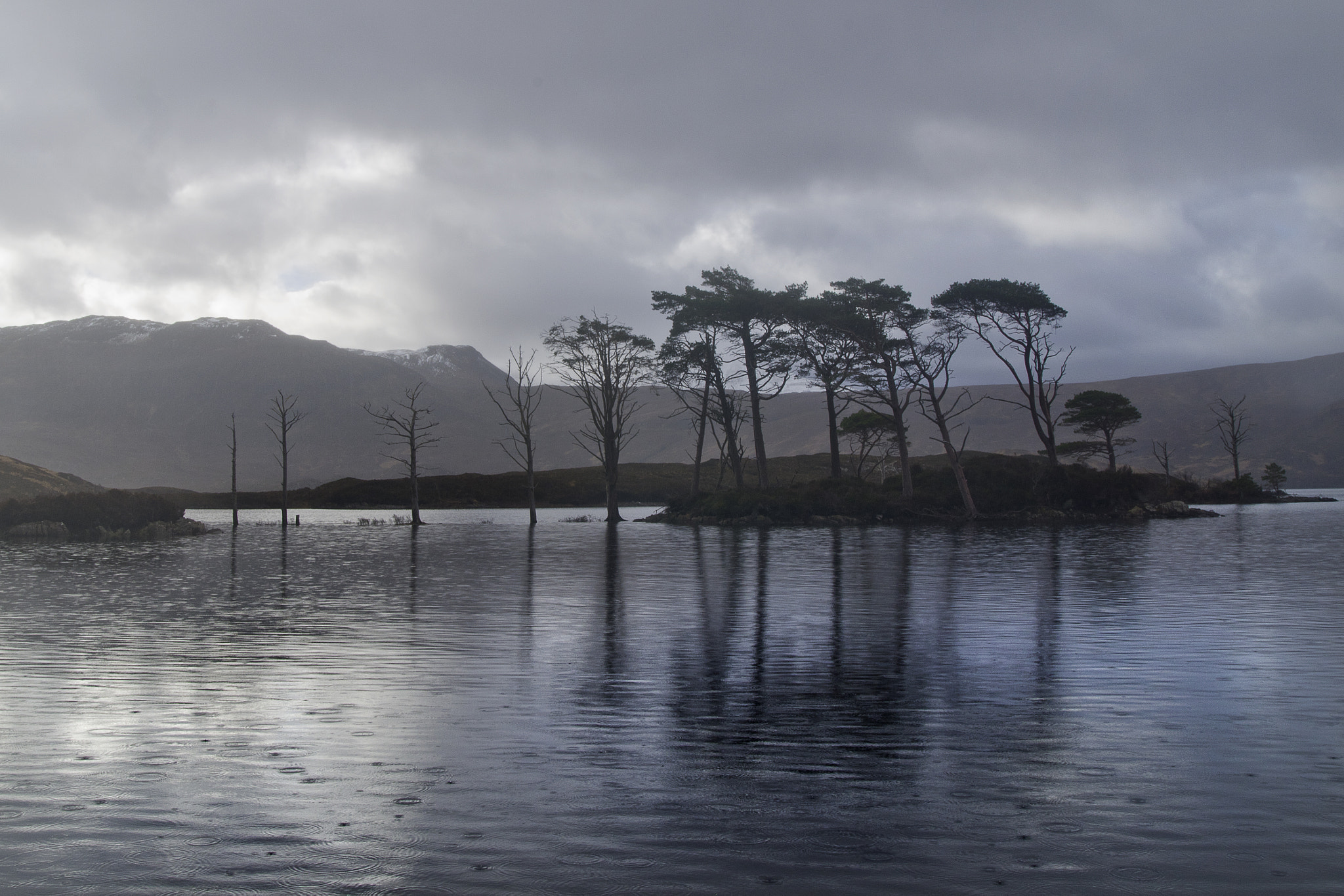 Pentax K-S1 sample photo. Rainy assynt photography