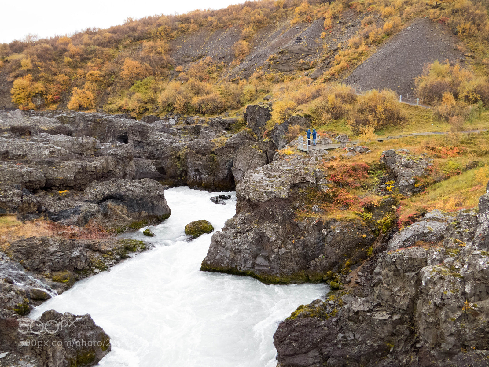 Canon PowerShot SX50 HS sample photo. Waterfall barnafoss photography