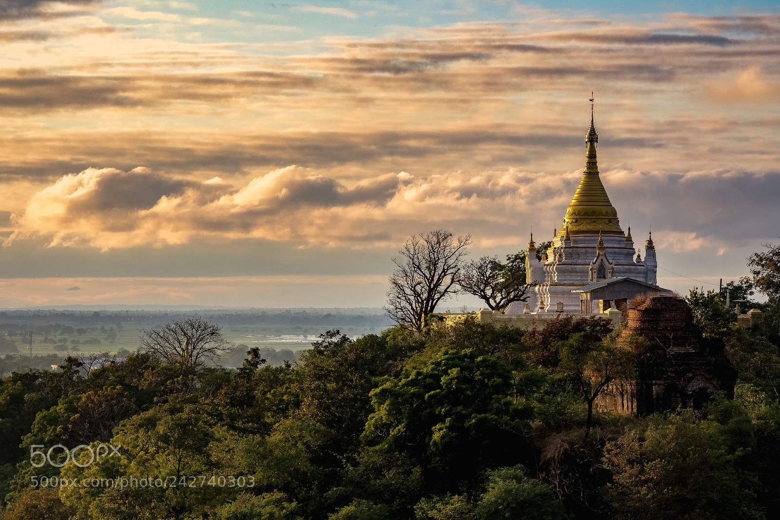 Nikon D7200 sample photo. Pagoda at sagaing hill photography