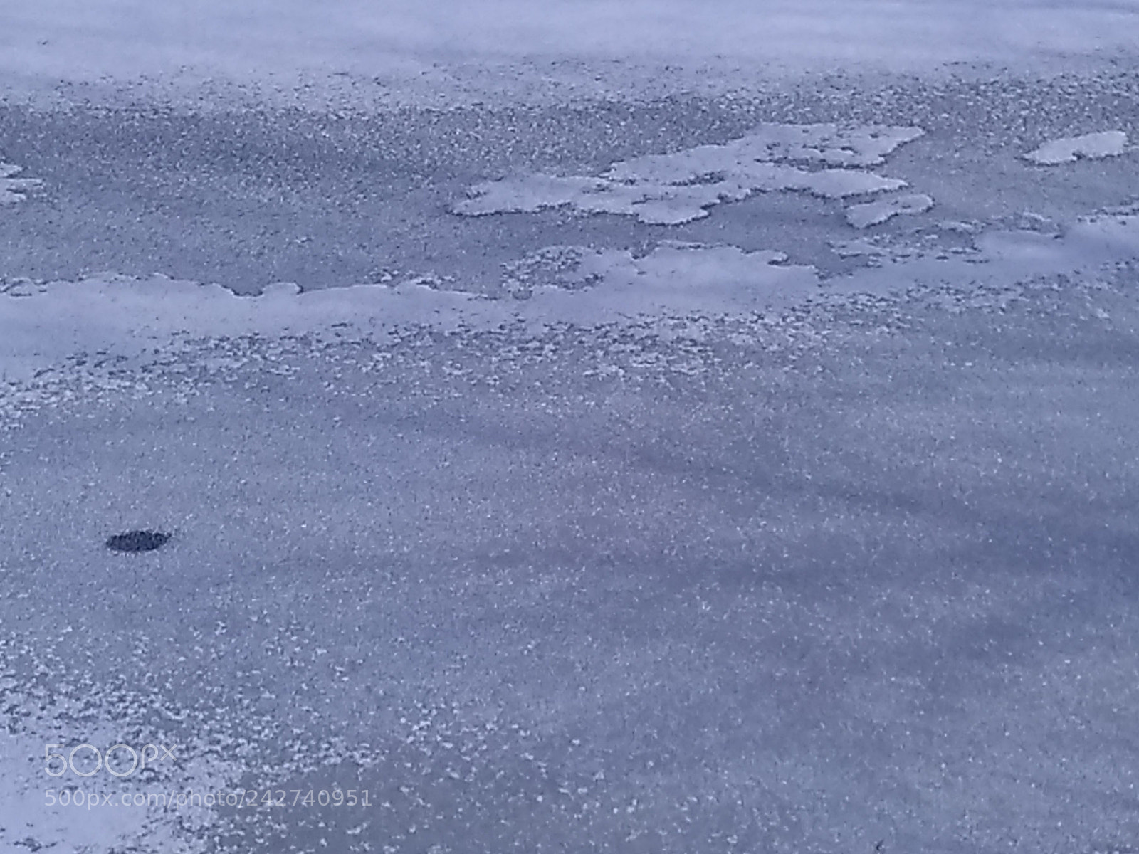Motorola Moto E (4) Plus sample photo. Frozen lake photography
