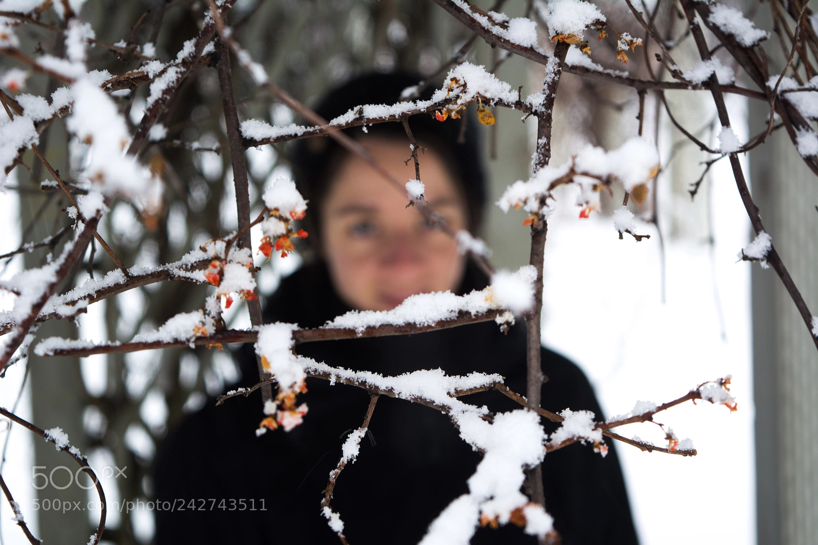 Nikon D5200 sample photo. Portrait hivernal photography