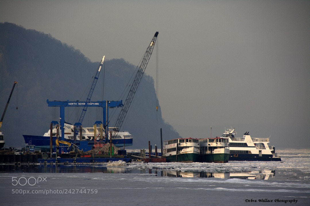 Nikon D7100 sample photo. Nyack boat yard in photography