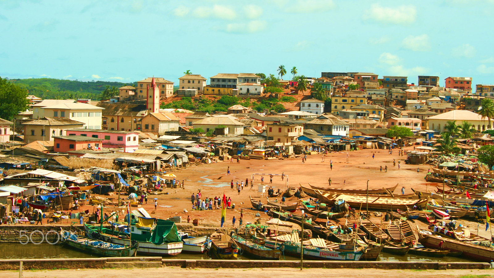 Canon EOS 400D (EOS Digital Rebel XTi / EOS Kiss Digital X) sample photo. Ghana fishing village photography
