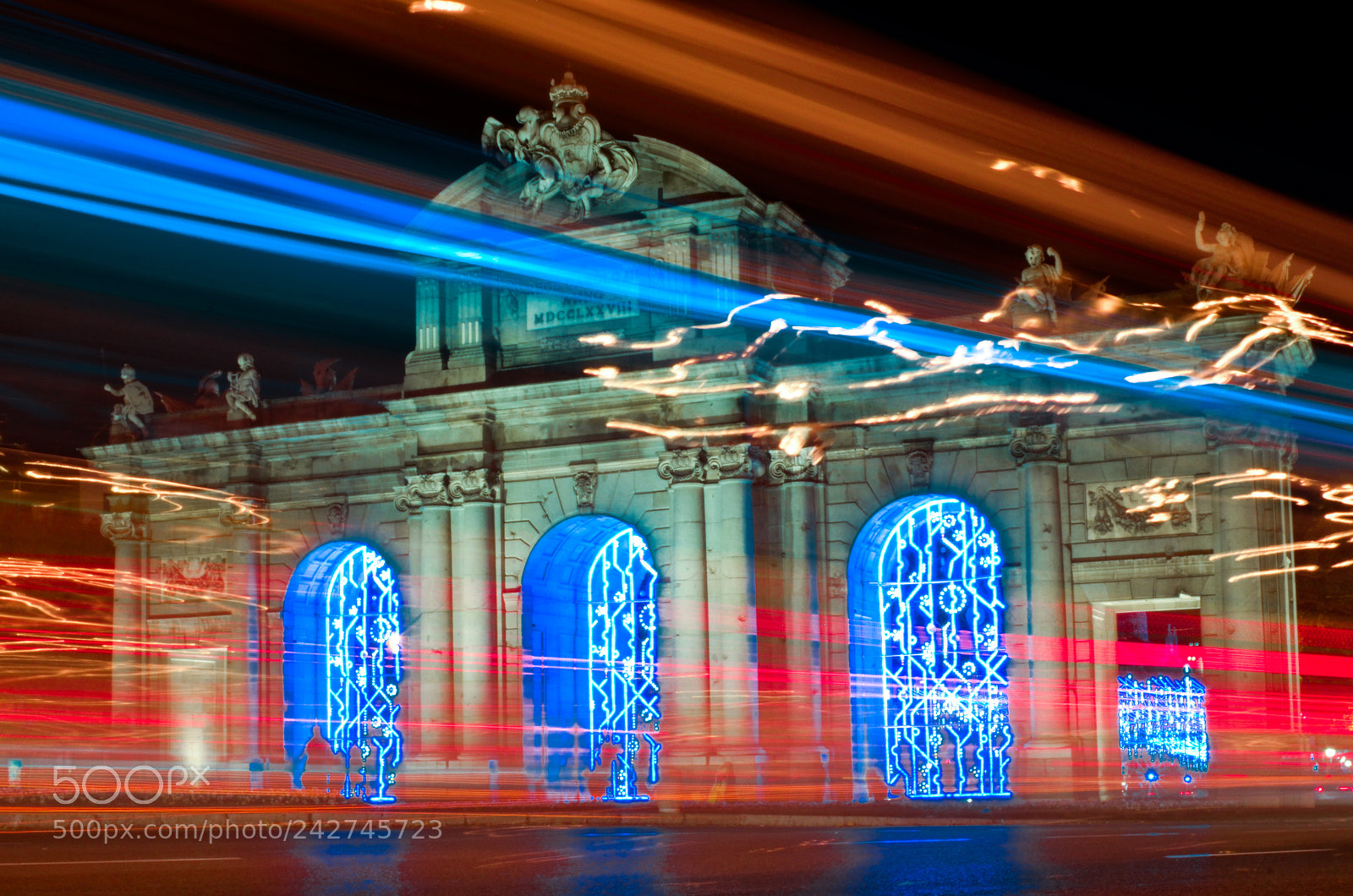 Nikon D5100 sample photo. Puerta de alcala photography