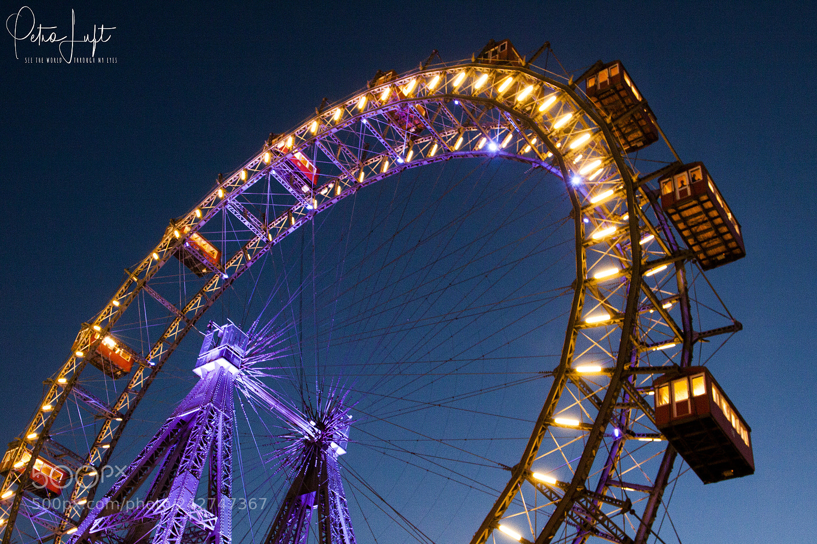 Canon EOS 50D sample photo. Vienna ferris wheel photography