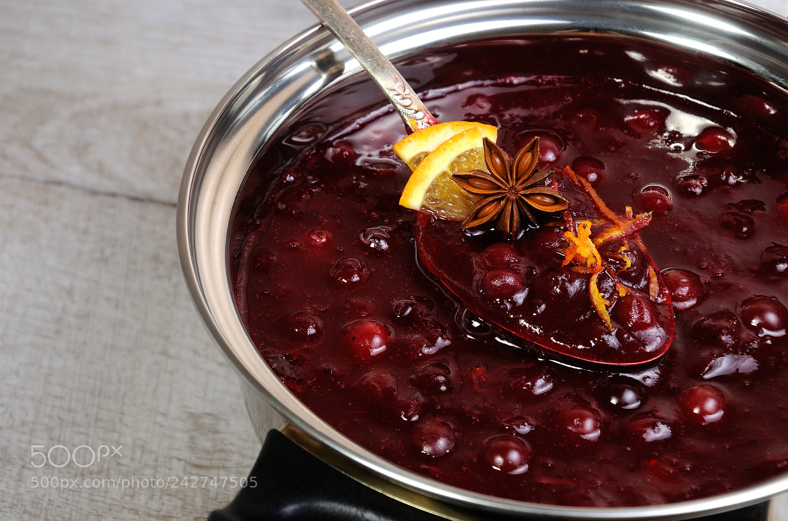 Nikon D90 sample photo. Freshly cooked cranberry sauce photography