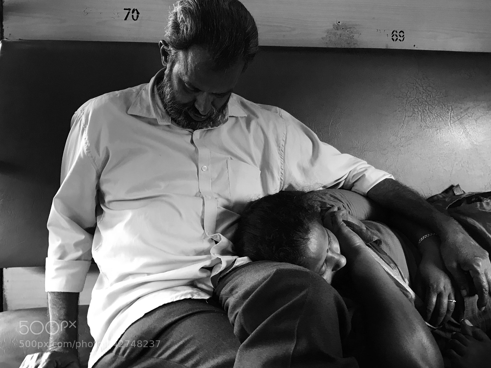 Apple iPhone 7 sample photo. Indian couple fall asleep photography