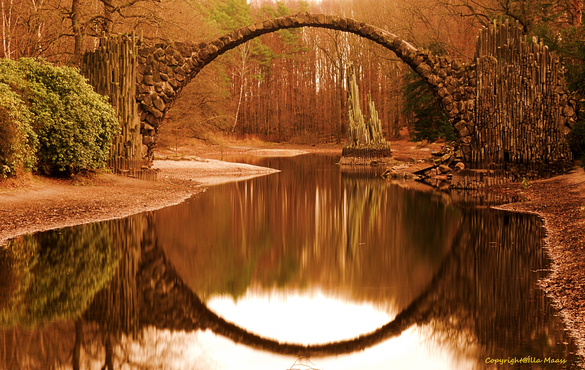 Nikon D300 sample photo. Rakotzbrücke photography