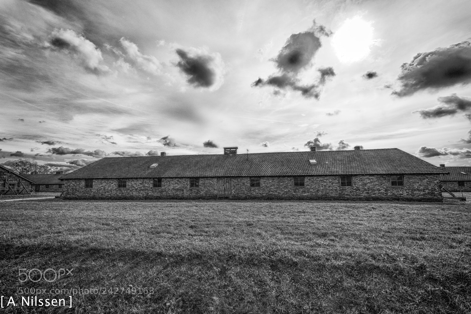 Nikon D500 sample photo. A barrack in bw photography